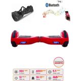 CityMate Smart Store Hoverboard Elektrikli Kaykay Bluetooth Hoparlörlü 6.5 Inch Çanta Hediyeli Kırmızı