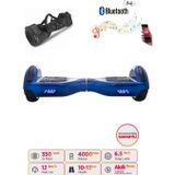CityMate Smart Store Hoverboard Elektrikli Kaykay Bluetooth Hoparlörlü 6.5 Inch Çanta Hediyeli Mavi