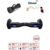 CityMate Smart Store Hoverboard Elektrikli Kaykay Bluetooth Hoparlörlü 6.5 Inch Çanta Hediyeli Siyah