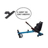 Citymate Tüm Modeller Ile Uyumludur Mavi Hoverkart Elektrikli Kaykay Hoverboard Aparatı(2 Adet Yedek Cırt Hediye)