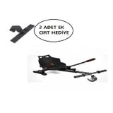 Citymate Tüm Modeller Ile Uyumludur Siyah Hoverkart Elektrikli Kaykay Hoverboard Aparatı(2 Adet Yedek Cırt Hediye)