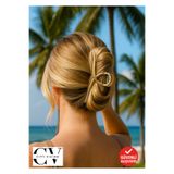 cityvision Altın Renk 11 cm Büyük Boy Metal Mandal Saç Tokası – Güçlü ve Şık