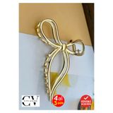 cityvision Altın Renk Metal Fiyonk Model Saç Tokası 11 cm