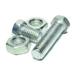 Civata + Somun Takım Set Altı Köşe Başlı Galvaniz Kaplama Kalite DIN 933 8.8 AKB Altıgen Endüstriyel Otomotiv Hırdavat Civatası (5, M16x40)