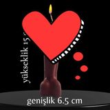 Civetta Dogal Dekoratif Vanilya Kavun Kokulu Dik Modeli Soyawax Mum - Çok Renkli - 1 Adet