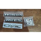 Civic Bagaj Arma Ve Civic Yazıları 1998 - 2000 Honda Civic 1.6 İes Bagaj Arması Seti