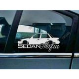 Civic EF Kelebek Cam Araba oto Sticker 19 cm 2 Adet