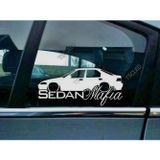 Civic EG EH Kelebek Cam Araba oto Sticker 19 cm 2 Adet