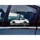 Civic FB sedan Kelebek Cam Araba oto Sticker 19 cm 2 Adet