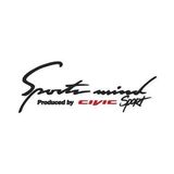 Civic Sports Mind Oto Sticker 30 cmx11 cm Siyah yazı 189