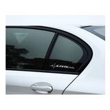 Civic Yan Cam Sticker Oto Kapı Çıkartma Tuning oto 20 cm x 7 cm yazı 190