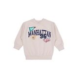 Civil 96 College Nakışlı Erkek Çocuk Sweatshirt, 3-4 Yaş, 19330J23625W1-TAS-3, Taş, erkek-çocuk
