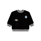 Civil Armalı Reglan Kol Erkek Çocuk Sweatshirt, 2-3 Yaş, 19785V41125W1, Siyah, erkek-çocuk
