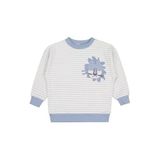 Civil Aslan Nakışlı Erkek Çocuk Sweatshirt 5-6 Yaş, 4-5 Yaş, 19D94515225W1, Mavi, erkek-çocuk