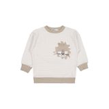 Civil Aslan Nakışlı Erkek Çocuk Sweatshirt Bej 4-5 Yaş, 4-5 Yaş, 19D94515225W1, Vizon, erkek-çocuk