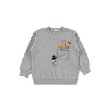 Civil Astronot Baskılı Erkek Çocuk Sweatshirt, 3-4 Yaş, V5D94517225W1, Grimelanj, erkek-çocuk