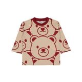 Civil Ayıcıklar Baskılı 6-18 Ay Bordo Bebek Sweatshirt