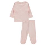 Civil Baby 0-12 Ay Pembe Kız Bebek Pijama Takım