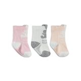 Civil Baby 3D Tavşan Kulaklı 3'lü 6-18 Ay Bebek Kız Çorap Set - Standart