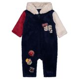 Civil Baby 96 Nakışlı 6-18 Ay Lacivert Tulum