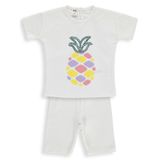 Civil Baby Ananas Nakışlı 6-18 Ay Ekru Takım