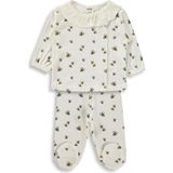 Civil Baby Arı Empirme 1-9 Ay Pijama Takımı - Ekru - 9 - 12 Ay