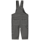 Civil Baby Arlo Overalls 6-18 Ay Slopet - Gri 12-18 Ay