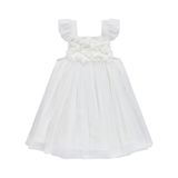 Civil Baby Askılı Tüllü 6-18 Ay Ekru Elbise