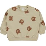 Civil Baby Ayıcık Baskılı 6-18 Ay Bej Sweatshirt