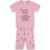 Civil Baby Ayıcık Baskılı Fiyonklu 6-18 Ay Takım - Pembe 6-9 Ay - 6 - 9 Ay - 28-Pembe