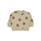 Civil Baby Ayıcık Baskılı Sweatshirt, 18-24 Ay, Bej, Erkek Bebek