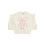 Civil Baby Balerin Ayakkabı 6-18 Ay Sweatshirt - Ekru 6-9 Ay