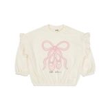 Civil Baby Balerin Ayakkabı 6-18 Ay Sweatshirt - Ekru 9-12 Ay