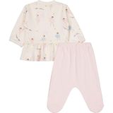 Civil Baby Balerin Empirme 1-9 Ay Pijama Takımı - Ekru 1-3 Ay - Ekru - Hardal - 1 - 3 Ay