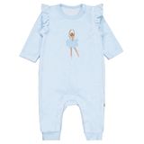 Civil Baby Balerin Nakışlı 6-18 Ay Mavi Tulum