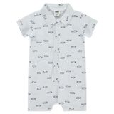 Civil Baby Balık Empirme 6-18 Ay Beyaz Tulum