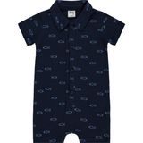 Civil Baby Balık Empirme 6-18 Ay Lacivert Tulum