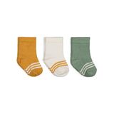 Civil Baby Basic Çizgili 3'lü 6-18 Ay Bebek Erkek Çorap Set - Standart