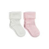 Civil Baby Basic Kıvrık 2'li 6- Bebek Kız Çorap Set