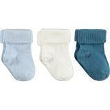 Civil Baby Basic Kıvrık 3'lü 6- Bebek Erkek Çorap Set - Standart 18 Ay