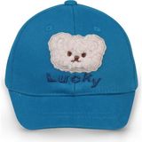 Civil Baby Bear Süzine Nakış 6-18 Ay Bebek Erkek Kep Şapka - Mavi - Standart