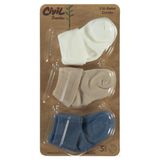 Civil Baby Bebek 3'lü Çorap Set 0-24 Ay Sütlükahve
