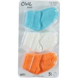 Civil Baby Bebek 3'lü Çorap Set 0-24 Ay Turuncu - Standart