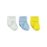 Civil Baby Bebek 3'lü Çorap Set 0-6 Ay Sarı