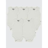 Civil Baby Bebek 5'li Çıtçıtlı Badi 0-3 Ay Beyaz