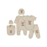 Civil Baby Bebek 6'lı Zıbın Takımı Ekru