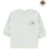Civil Baby Bebek Organik Hırka 1-12 Ay Ekru