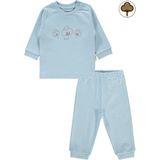 Civil Baby Bebek Organik Pijama Takımı 1-9 Ay Mavi - 1 - 3 Ay