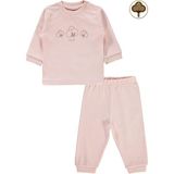 Civil Baby Bebek Organik Pijama Takımı 1-9 Ay Pembe - 1 - 3 Ay