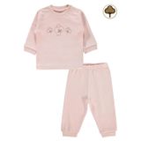 Civil Baby Bebek Organik Pijama Takımı 1-9 Ay Pembe